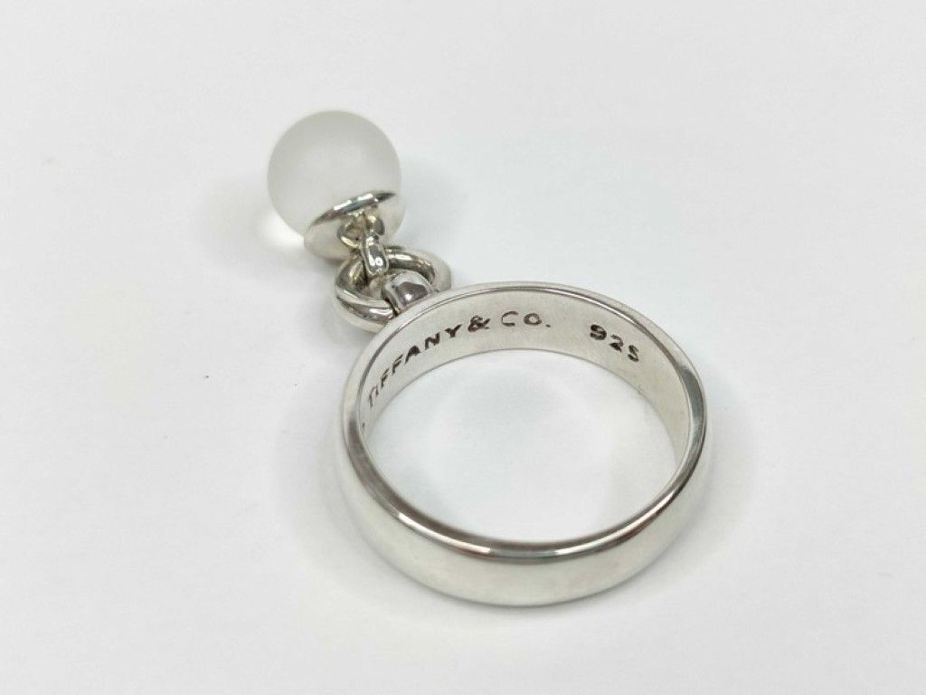 Tiffany & Co Ring Balld'ancre Silver Pink — view 4