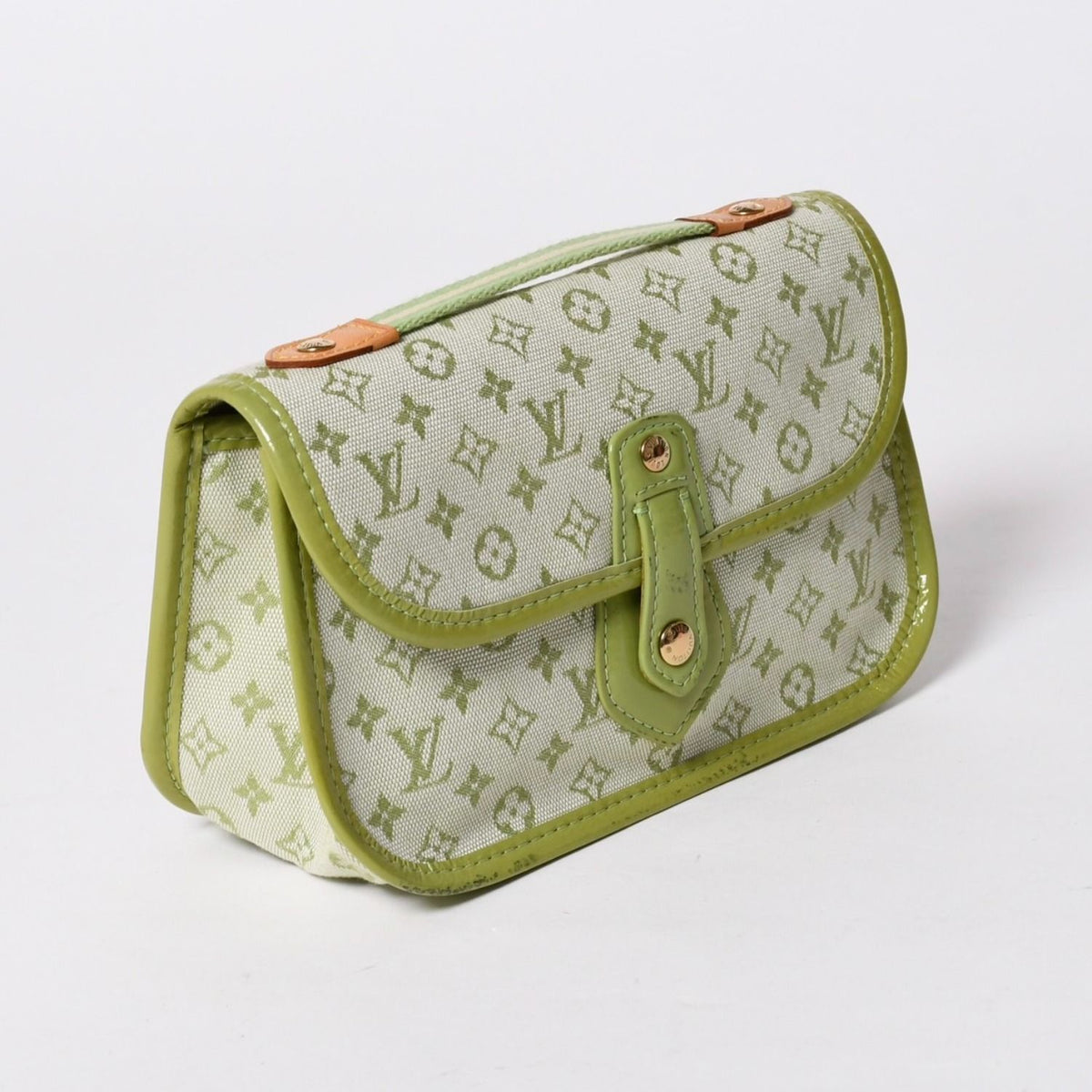 Louis Vuitton Trousse Marie Kate Pouch Case Monogram Mini Apple Green — view 3