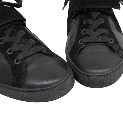 Hermes All Leather Sneakers Quick Suede Calf Combination Black — view 3