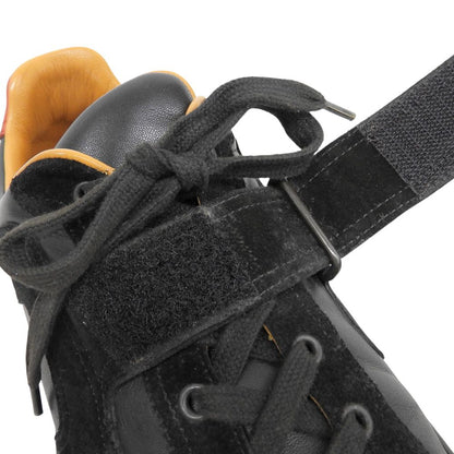 Hermes All Leather Sneakers Quick Suede Calf Combination Black — view 5
