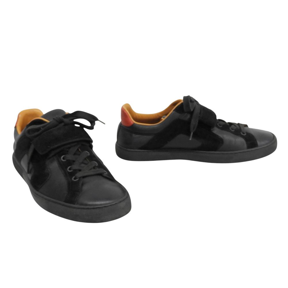 Hermes All Leather Sneakers Quick Suede Calf Combination Black — view 2