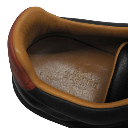 Hermes All Leather Sneakers Quick Suede Calf Combination Black — view 8
