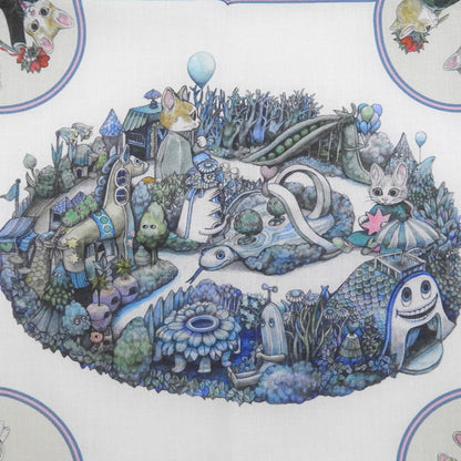 Gucci Released Yuko Higuchi Collaboration Cotton Scarf Handkerchief Green — view 7