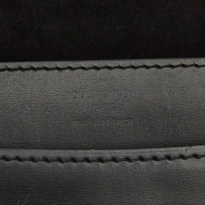 Louis Vuitton Pochette Louise MM Chain Shoulder Bag Noir Black Leather — view 8