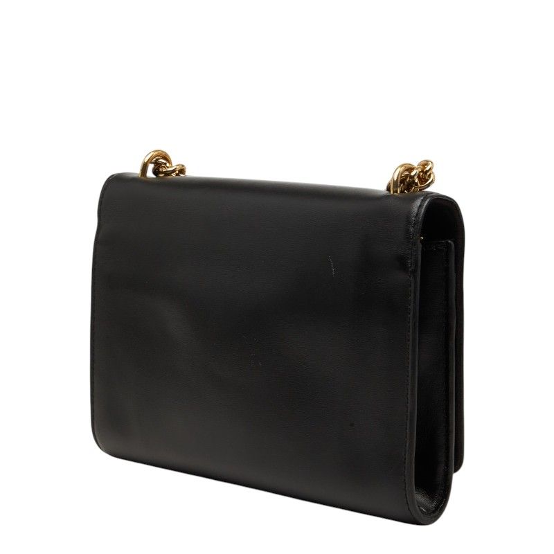 Louis Vuitton Pochette Louise MM Chain Shoulder Bag Noir Black Leather — view 2