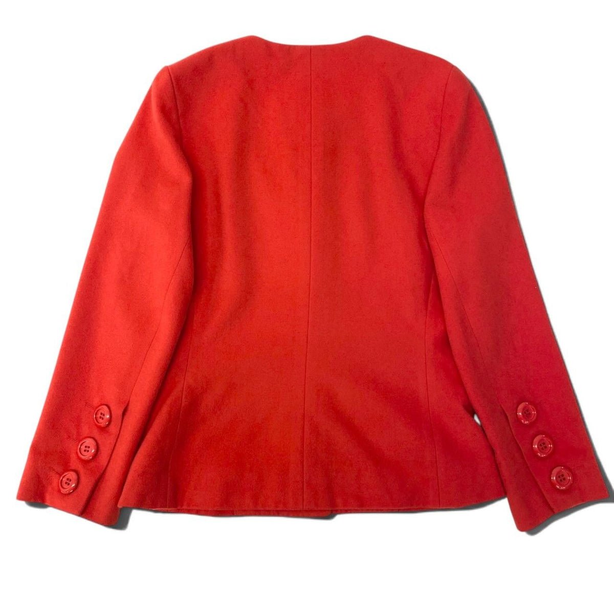 Saint Laurent Collarless Jacket Wool — view 3