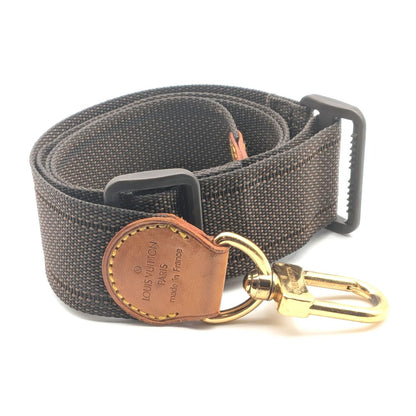 Louis Vuitton Shoulder Strap Nylon Vachetta Leather Gold Brown Adjustable
