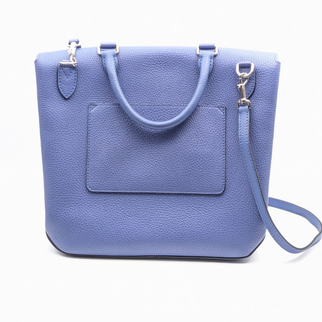 Louis Vuitton Taurillon Parnassea Volta Logo 2-Way Shoulder Bag Leather Blue — view 2