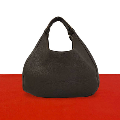Bottega Veneta Intrecciato Handle Leather Tote Brown