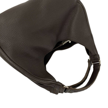 Bottega Veneta Intrecciato Handle Leather Tote Brown — view 4