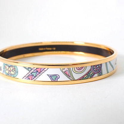 Hermes Enamel PM Bangle Bracelet — view 6