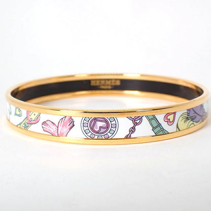 Hermes Enamel PM Bangle Bracelet — view 3