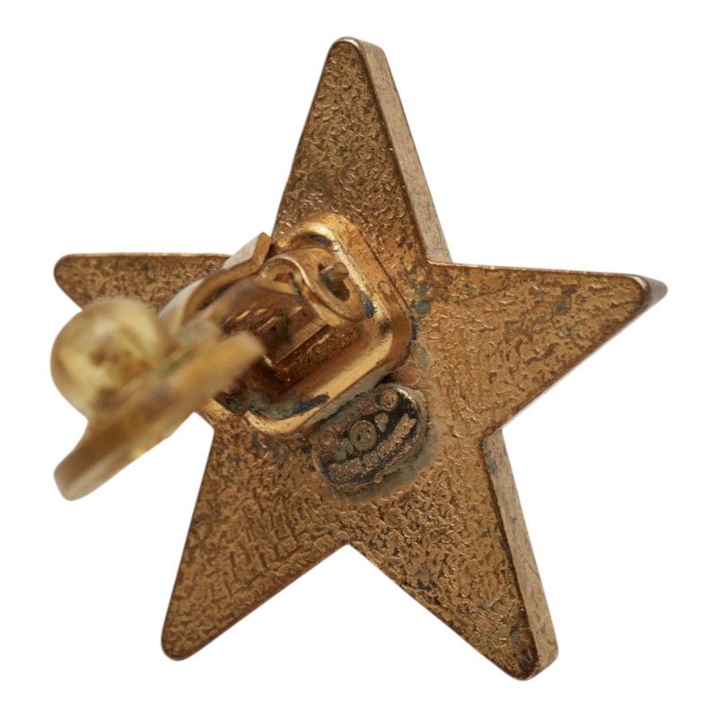 Chanel 01P CC Logo Earrings Gold Plated — view 3