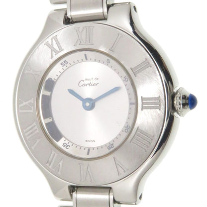Cartier Must Watch Stainless Steel Silver
