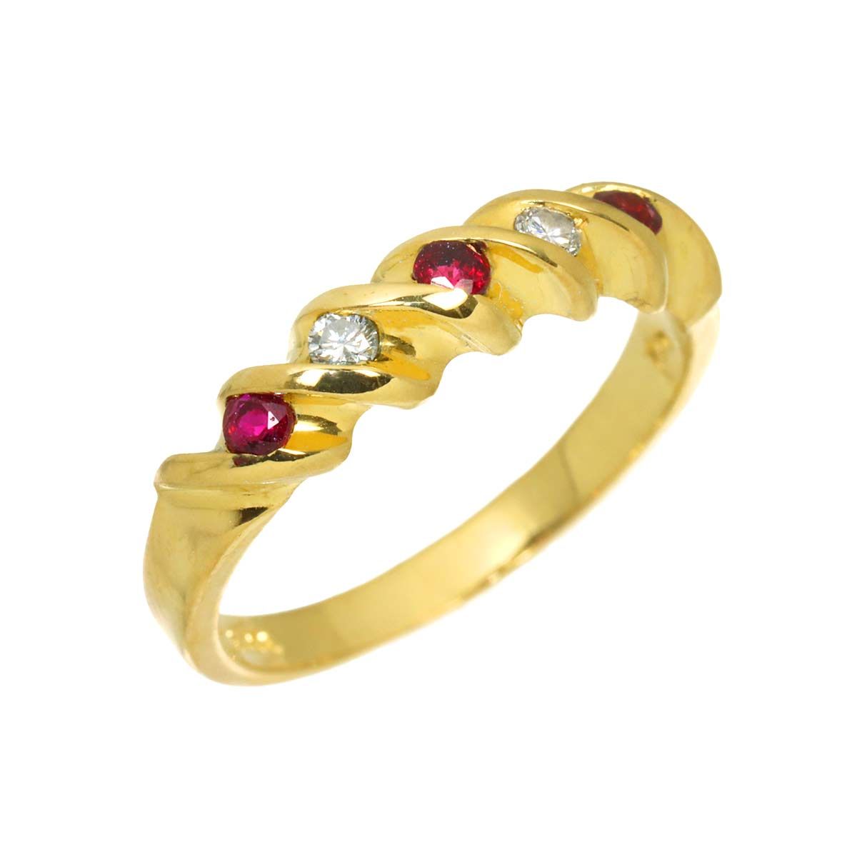 Tiffany & Co Buttercup Ring Ruby Diamond 18k Yellow Gold — view 5