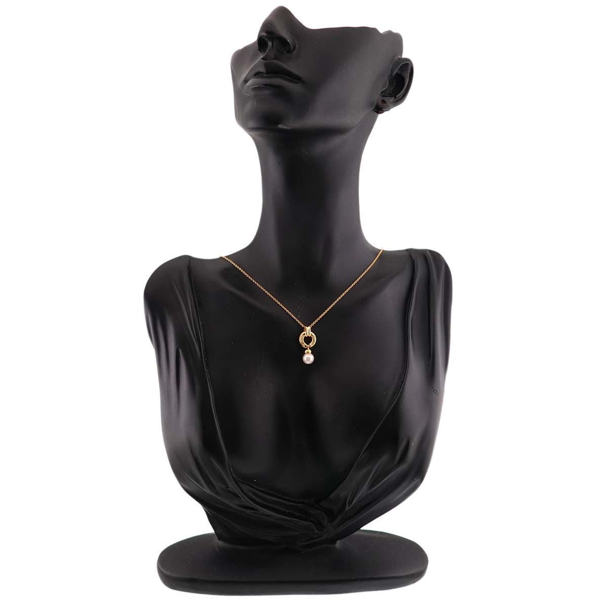 Tiffany & Co Door Knock Akoya Pearl 6.3 Necklace 18k Yellow Gold — view 7