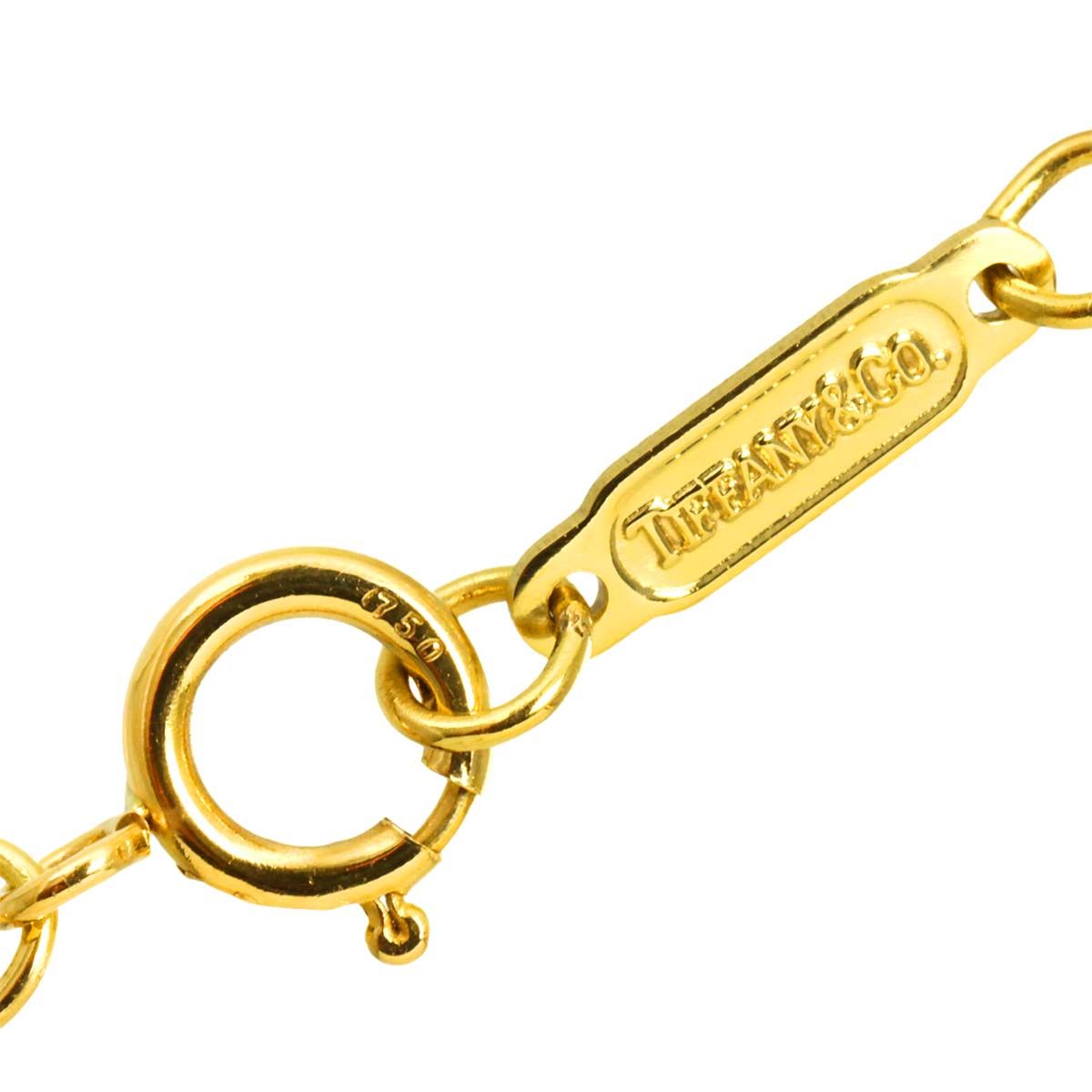 Tiffany & Co Door Knock Akoya Pearl 6.3 Necklace 18k Yellow Gold — view 5