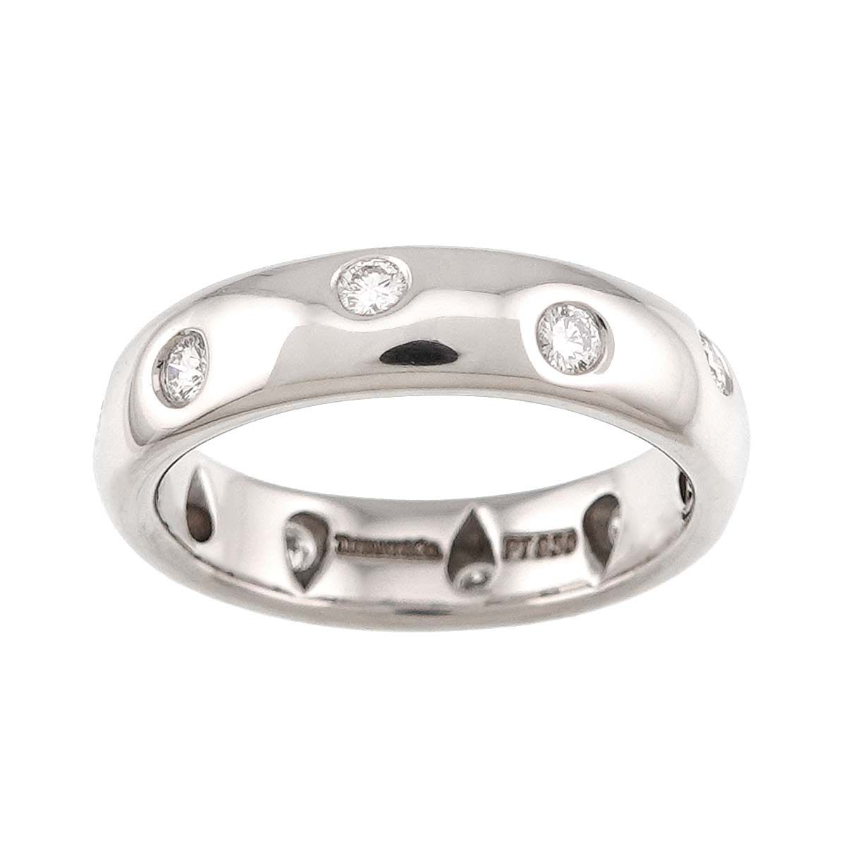 Tiffany & Co Dots Ring Diamond Platinum — view 2