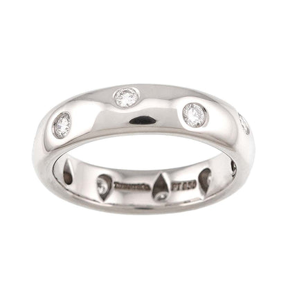 Tiffany & Co Dots Ring Diamond Platinum — view 2