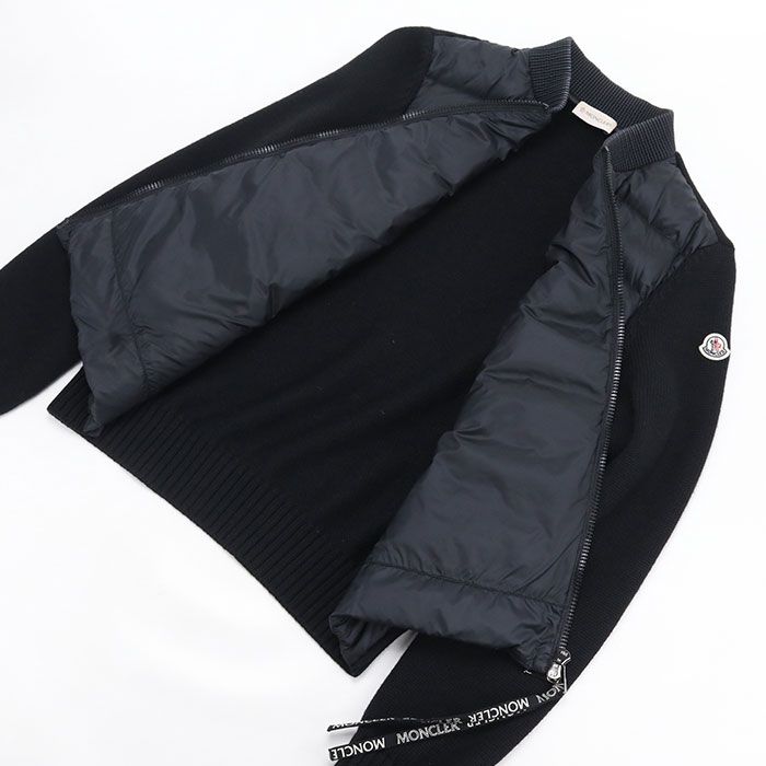 Moncler Tricot Cardigan Maglione Down Jacket — view 8