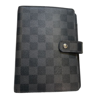 Louis Vuitton Damier Graphite Agenda MM Planner Cover Ring