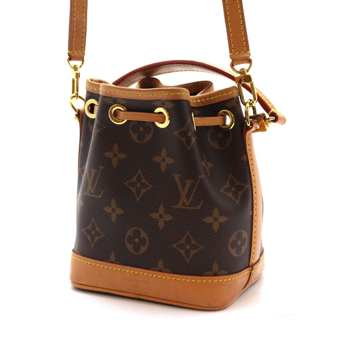 Louis Vuitton Nano Noe Monogram Shoulder Bag Canvas — view 3