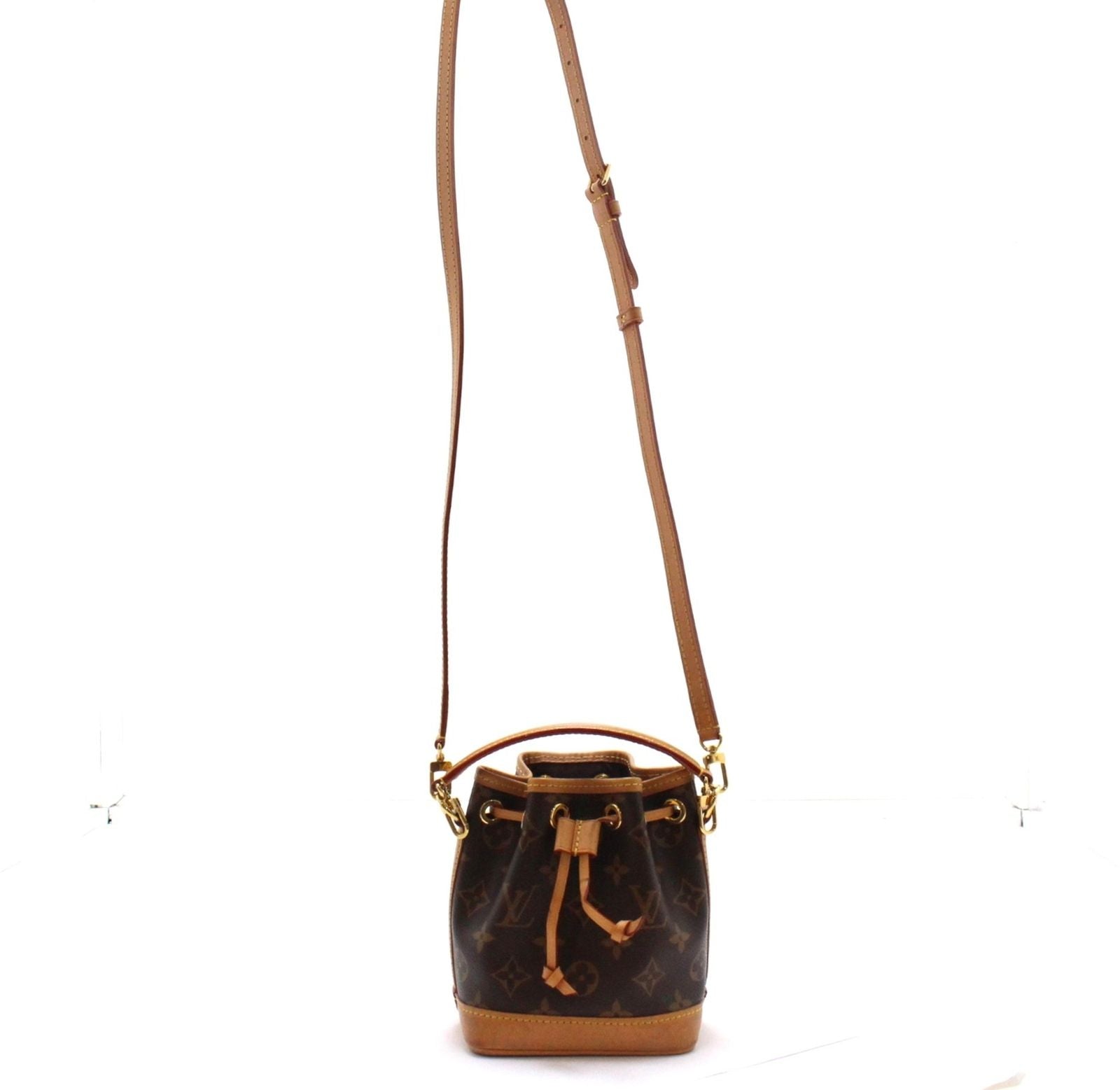 Louis Vuitton Nano Noe Monogram Shoulder Bag Canvas — view 2