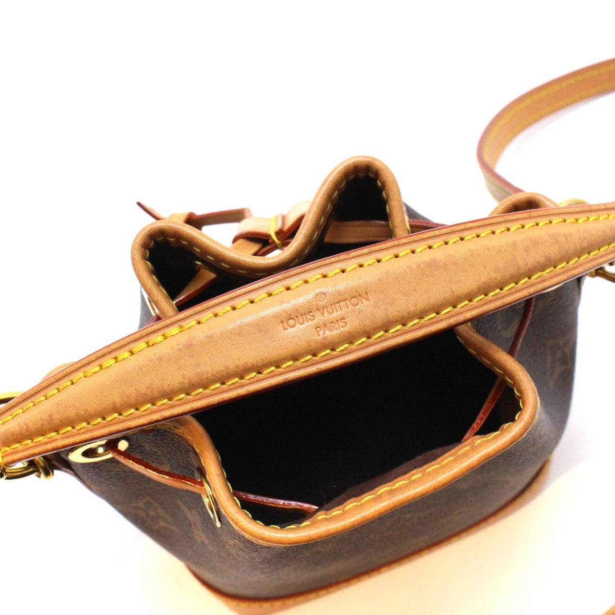 Louis Vuitton Nano Noe Monogram Shoulder Bag Canvas — view 6