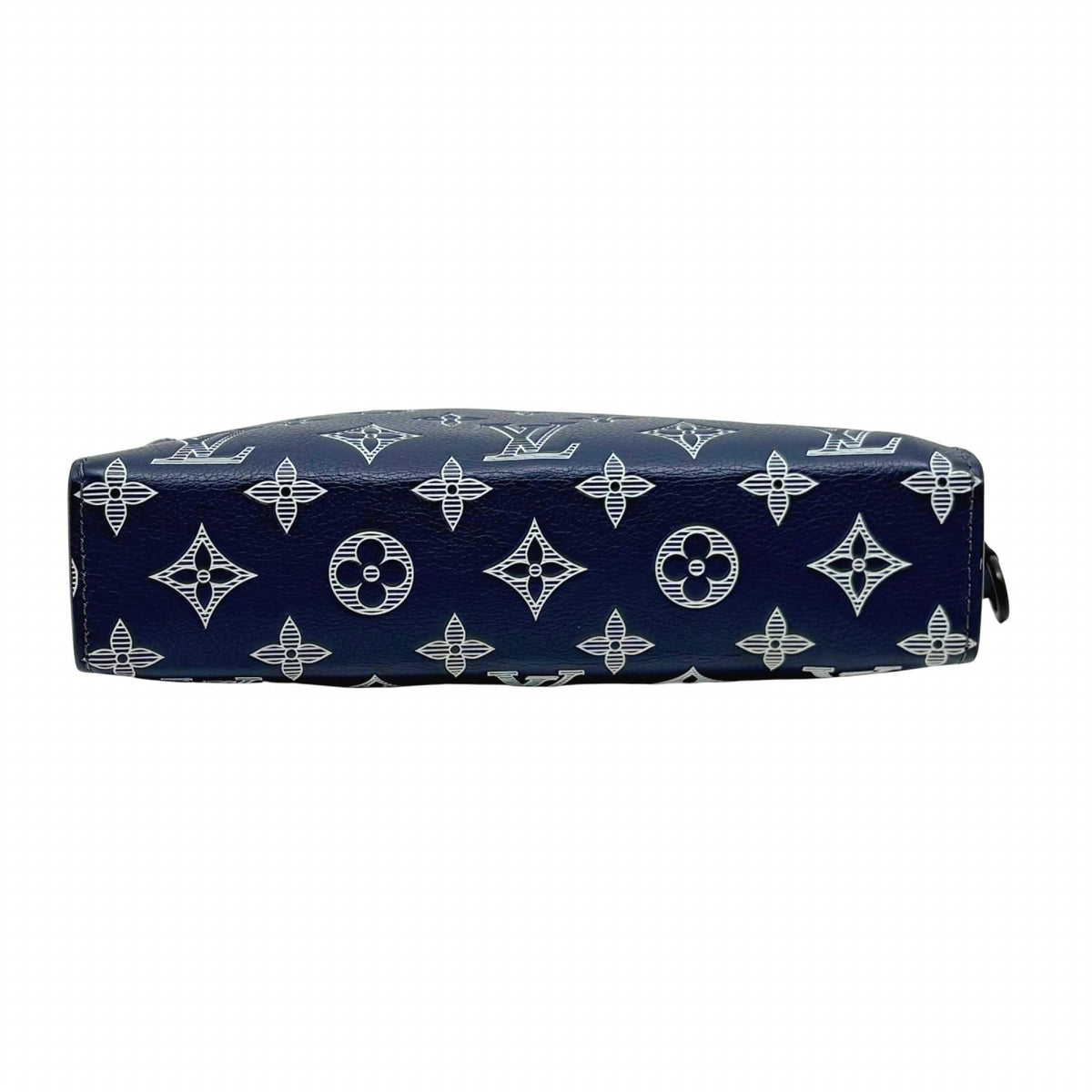Louis Vuitton Gaston Wearable Wallet Monogram Shadow Ink Blue Shoulder Bag — view 4
