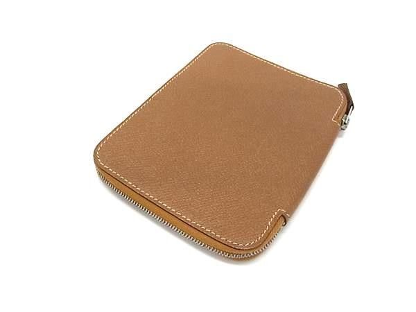 Hermes Notebook Cover Agenda Zip Gold Veau Epsom Silver — view 2