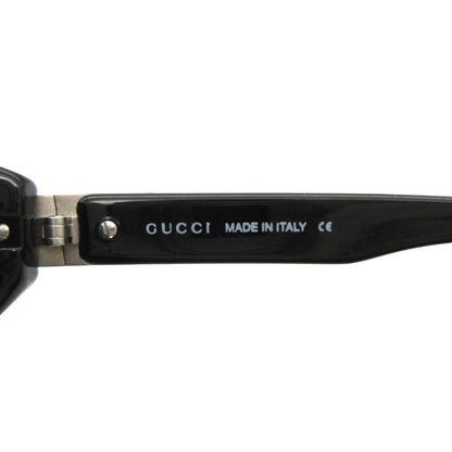 Gucci Sunglasses Y2k Oval Shape Side Plate Logo Eyewear 55 Black — view 7