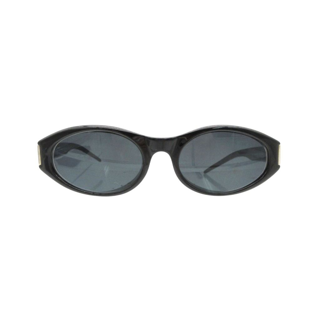 Gucci Sunglasses Y2k Oval Shape Side Plate Logo Eyewear 55 Black