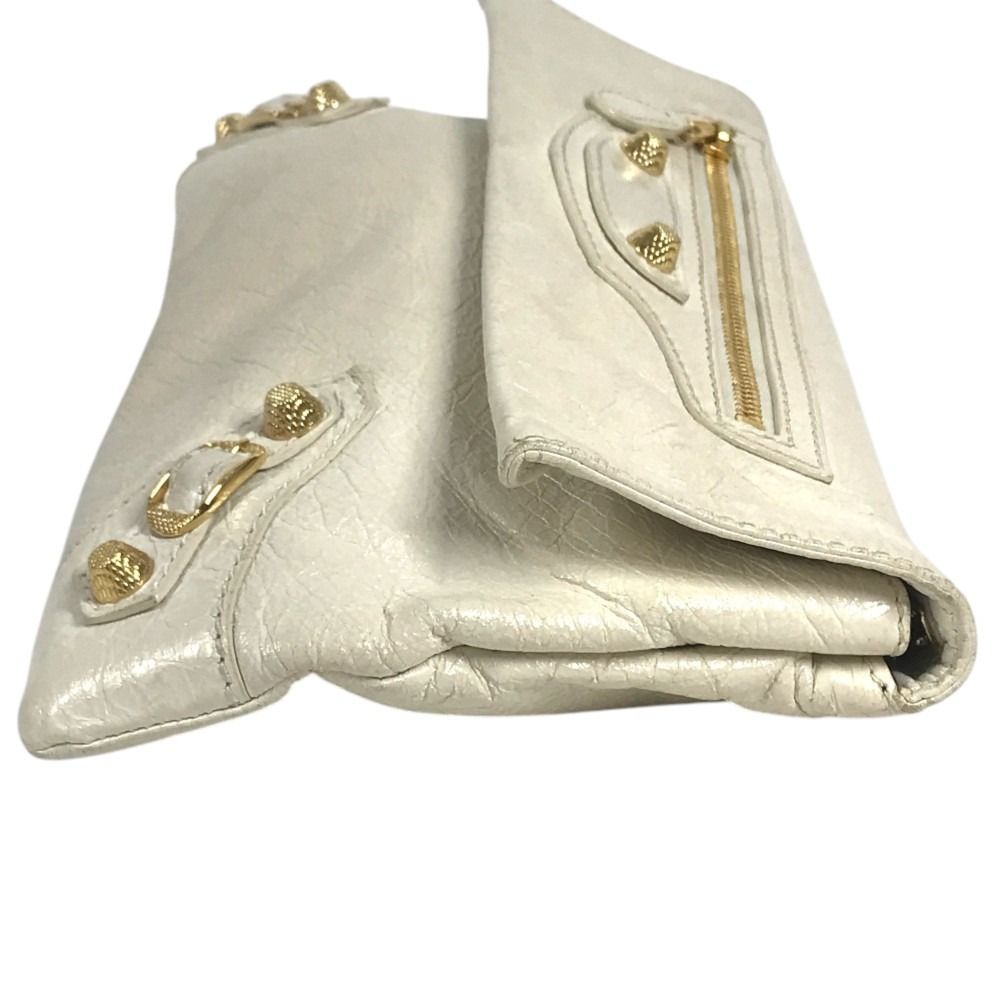 Balenciaga Clutch Giant Envelope Leather White — view 2