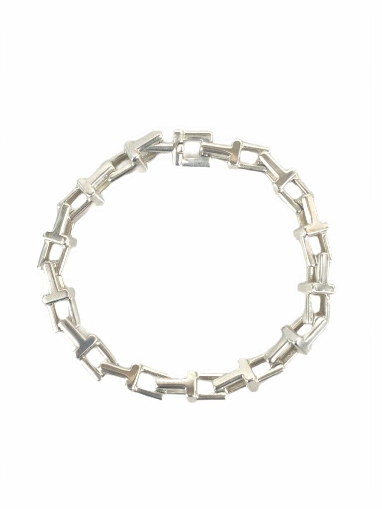 Tiffany & Co T Narrow Chain Bracelet Silver — view 2