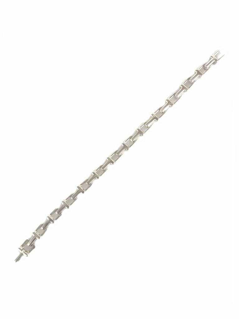 Tiffany & Co T Narrow Chain Bracelet Silver — view 3