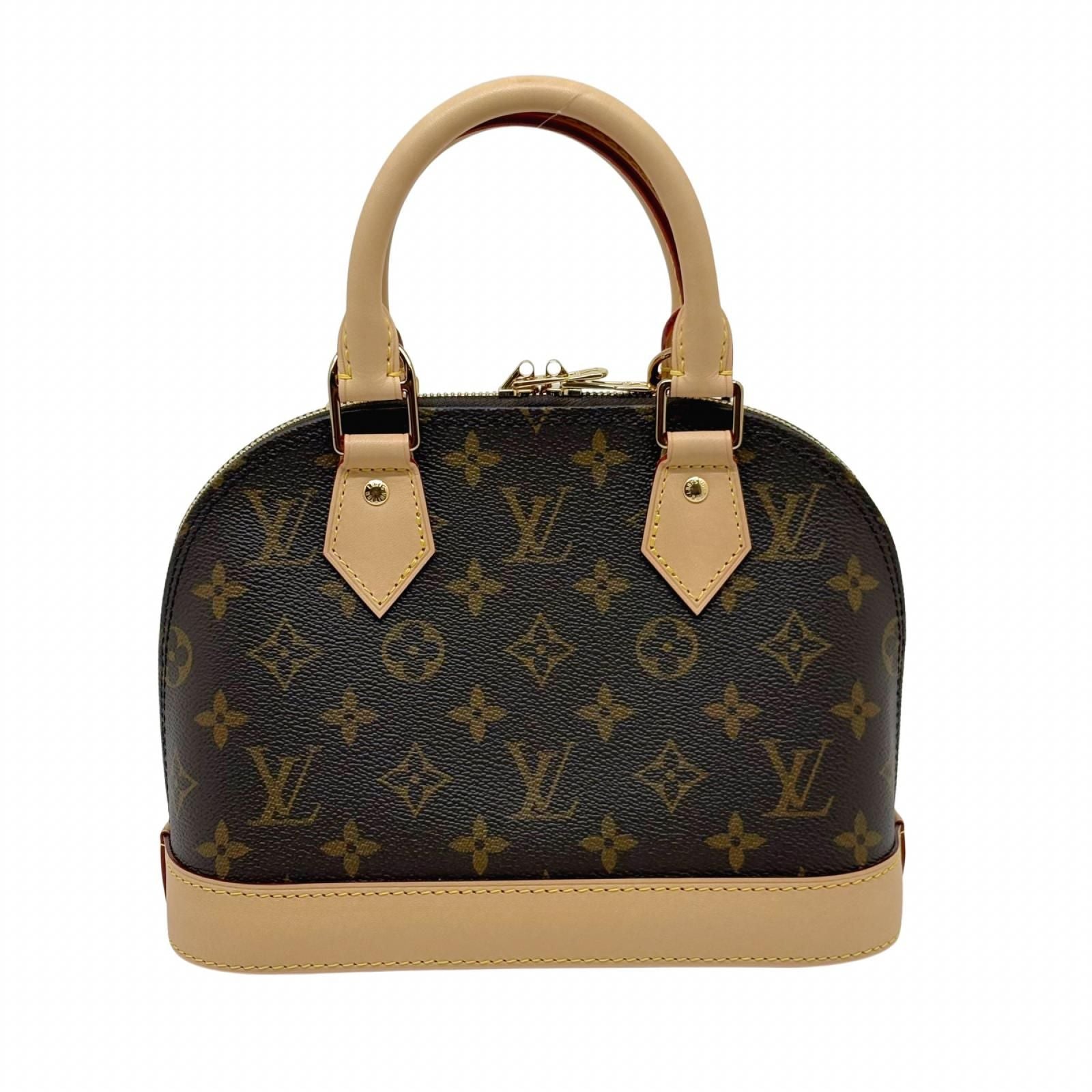 Louis Vuitton Alma BB Monogram Shoulder Bag Canvas — view 3