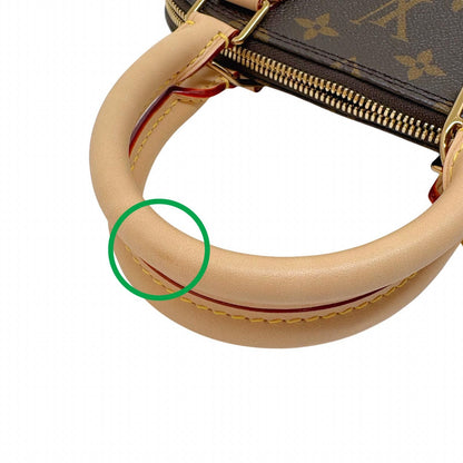 Louis Vuitton Alma BB Monogram Shoulder Bag Canvas — view 7