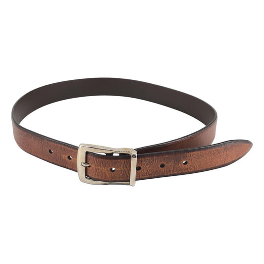 Brunello Cucinelli Square Buckle Leather Belt 85 Brown