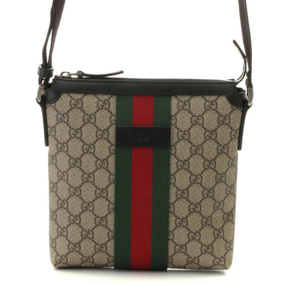 Gucci Sherry Line GG Supreme Shoulder Bag Beige Brown