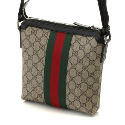 Gucci Sherry Line GG Supreme Shoulder Bag Beige Brown — view 2