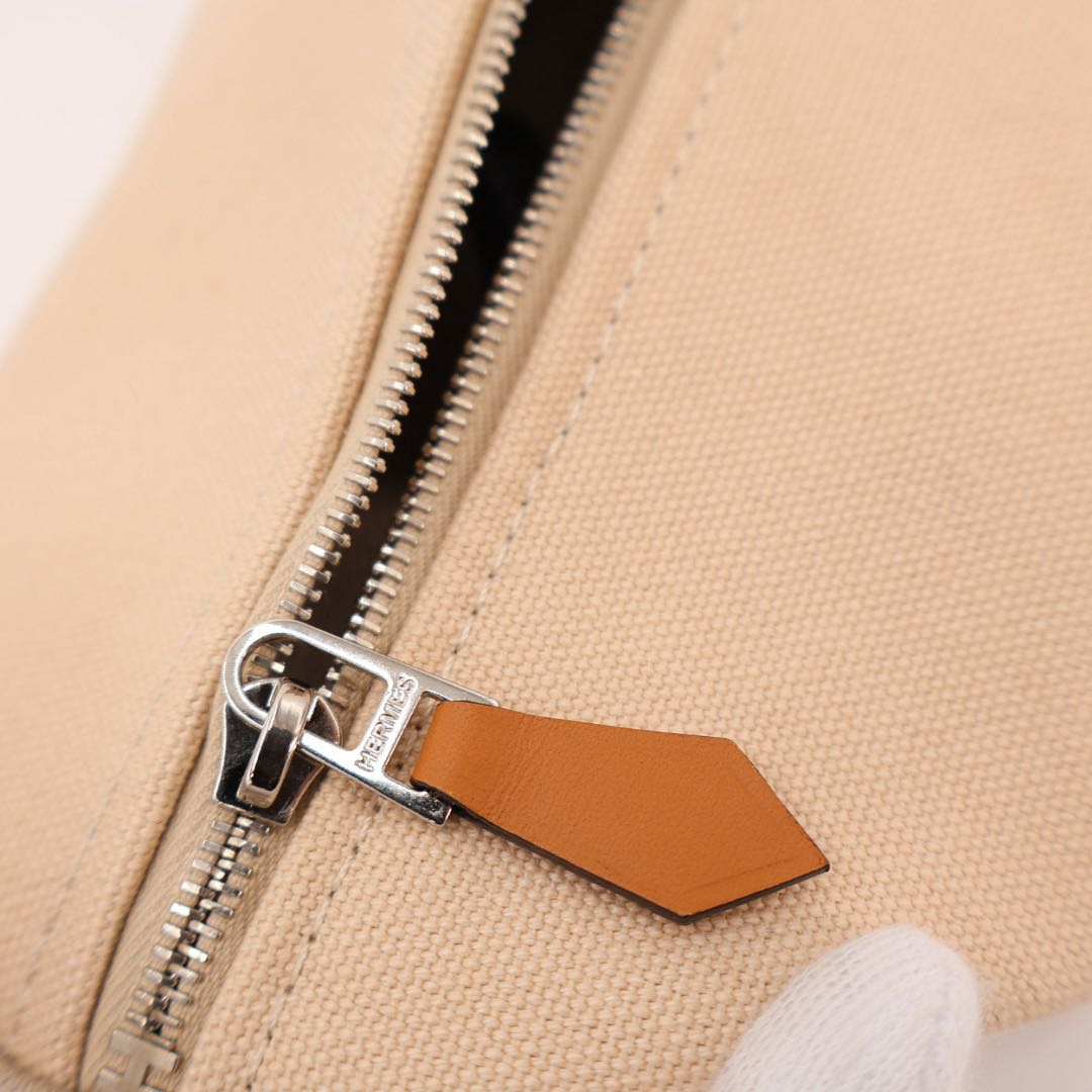 Hermes Pouch Bric-a-Brac PM Beige Handbag — view 8