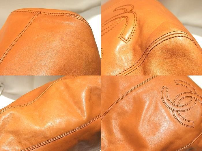 Chanel Plastic Handle Bag Lambskin Light Brown Tortoiseshell — view 5