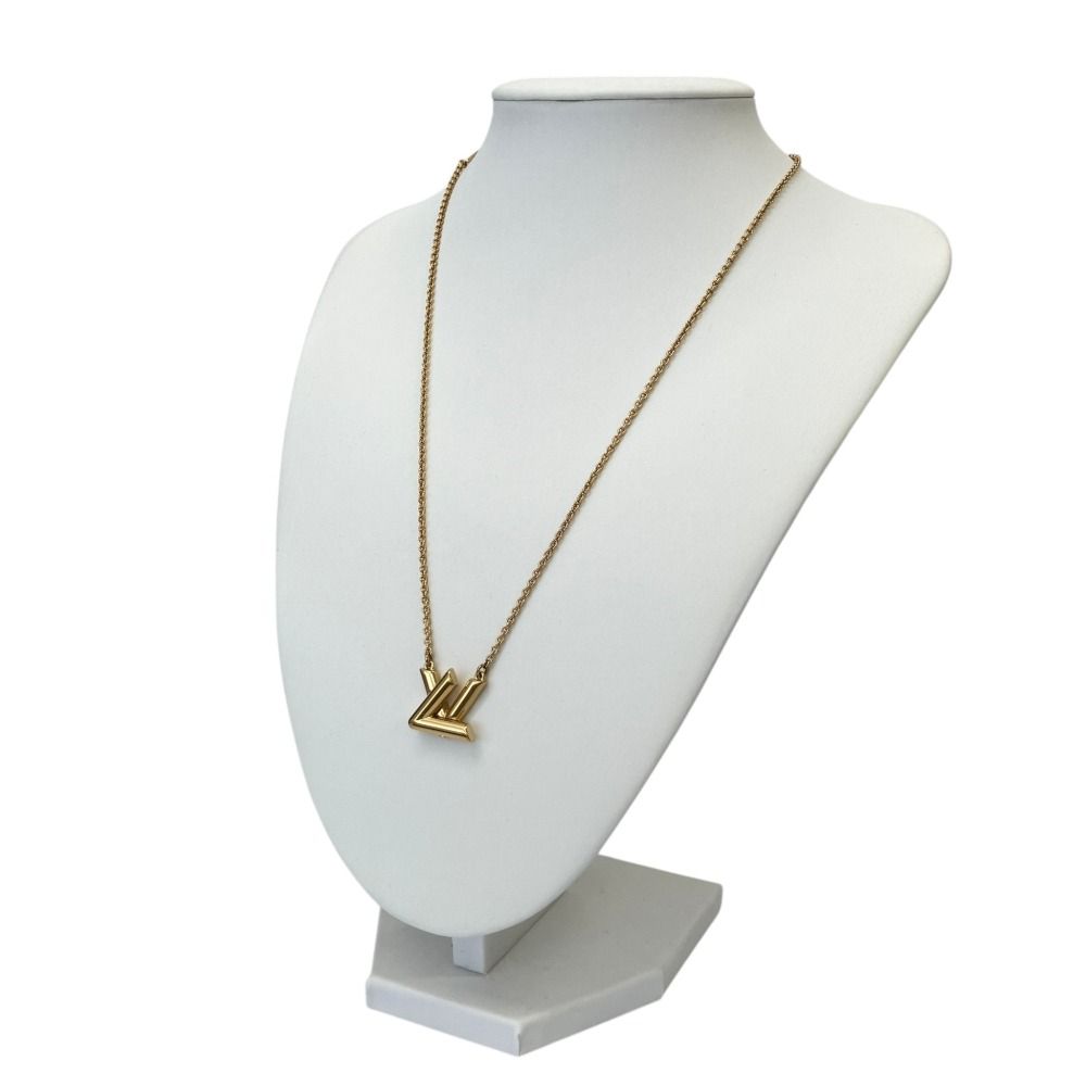 Louis Vuitton LV Twist Chain Necklace Gold Colored — view 3