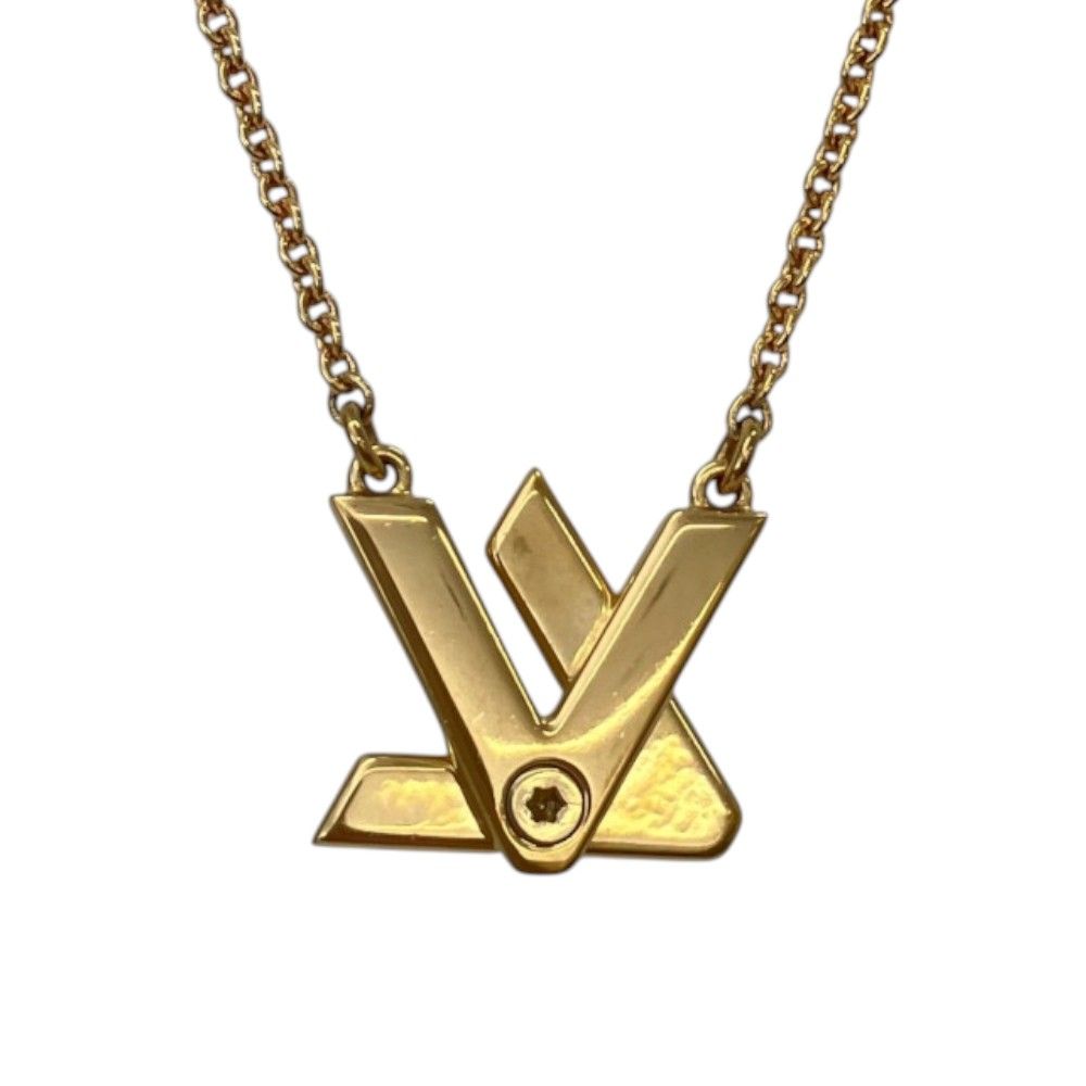 Louis Vuitton LV Twist Chain Necklace Gold Colored — view 2