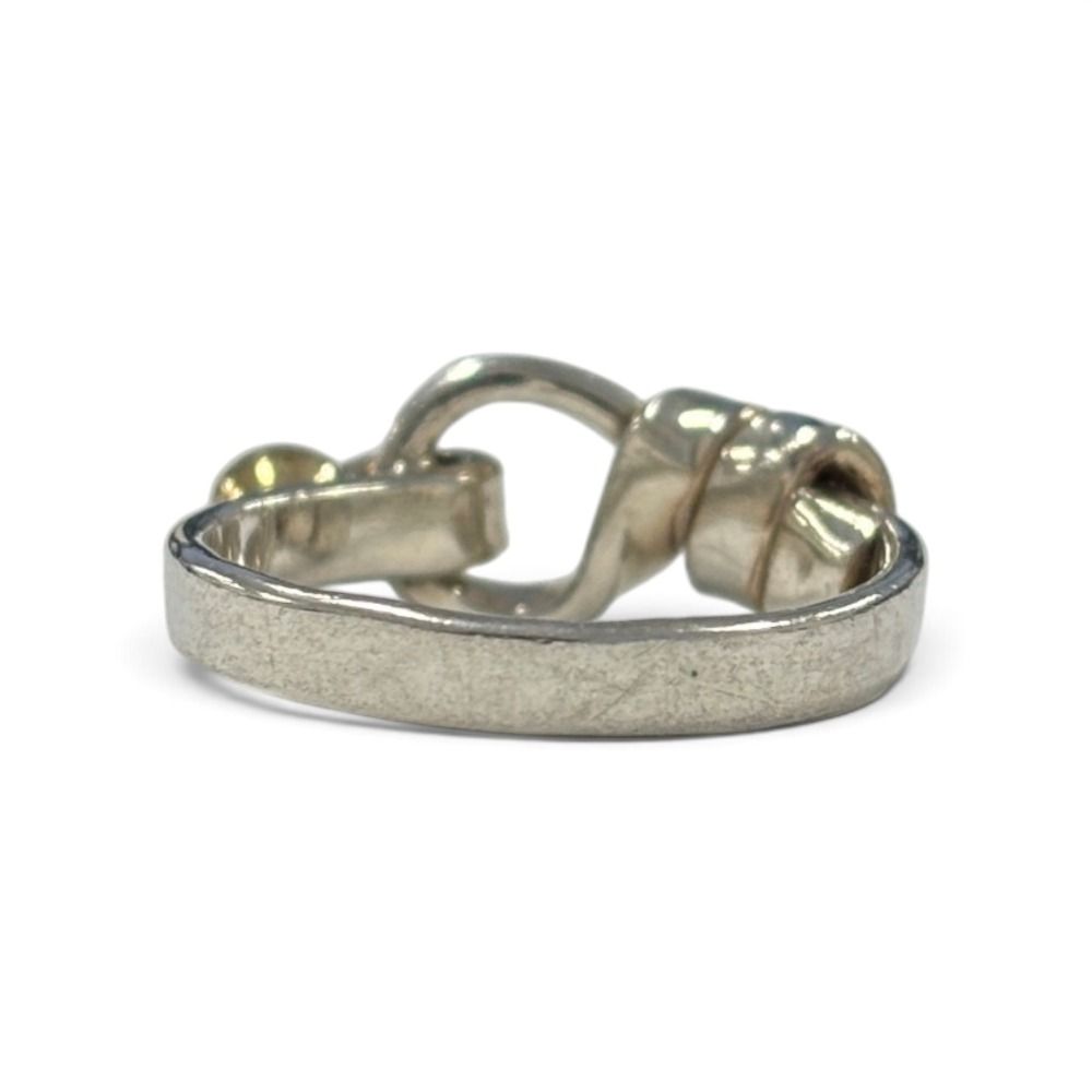 Tiffany & Co 18k 925 Hook & Eye Ring Silver — view 4