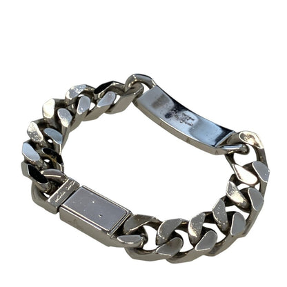 Louis Vuitton Bracelet LV Signature Chain Monogram Silver Colored — view 3