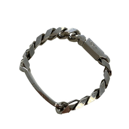 Louis Vuitton Bracelet LV Signature Chain Monogram Silver Colored — view 2