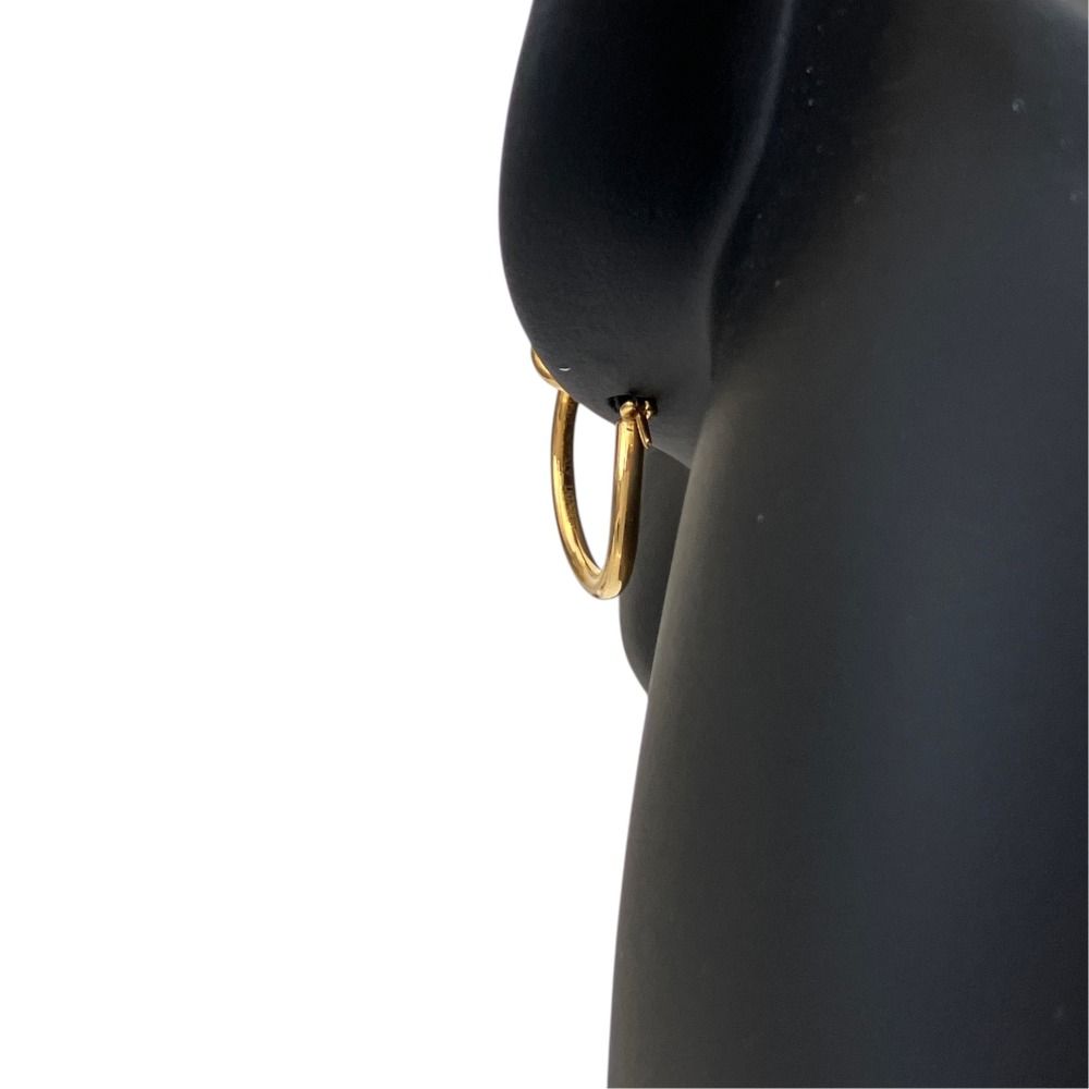 Celine Single Knot Earrings Gold Colored — view 3