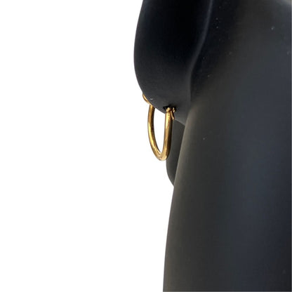 Celine Single Knot Earrings Gold Colored — view 3