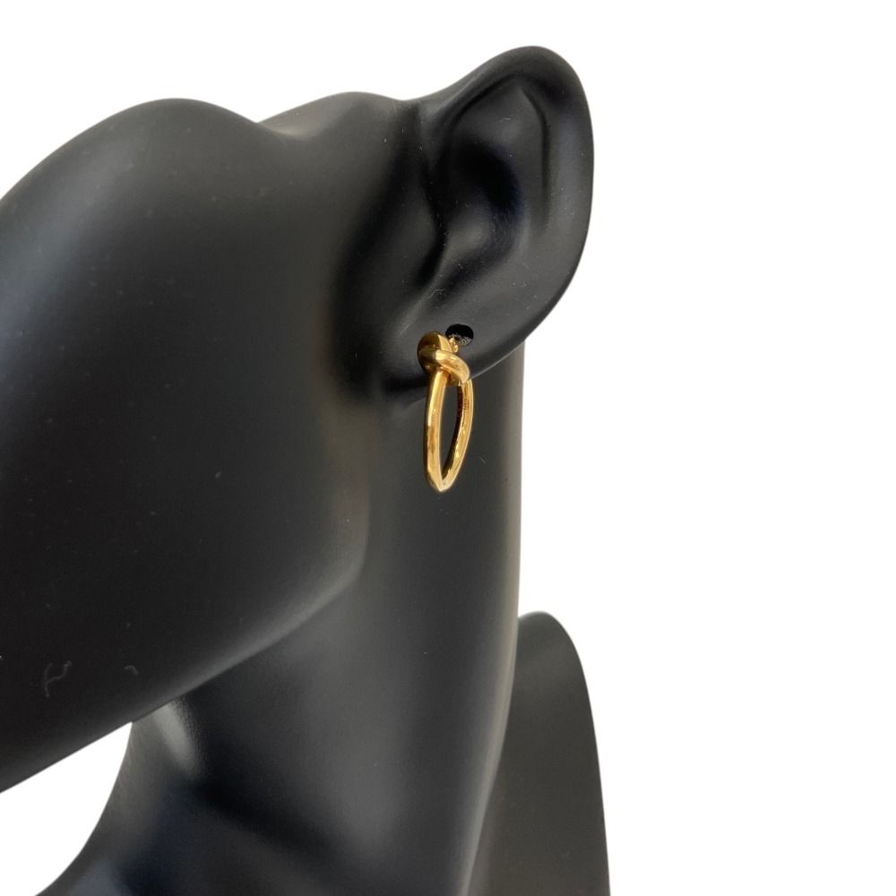 Celine Single Knot Earrings Gold Colored — view 2